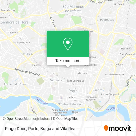 Pingo Doce map