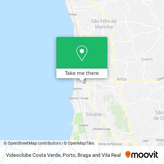 Videoclube Costa Verde map