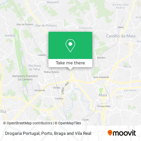 Drogaria Portugal map