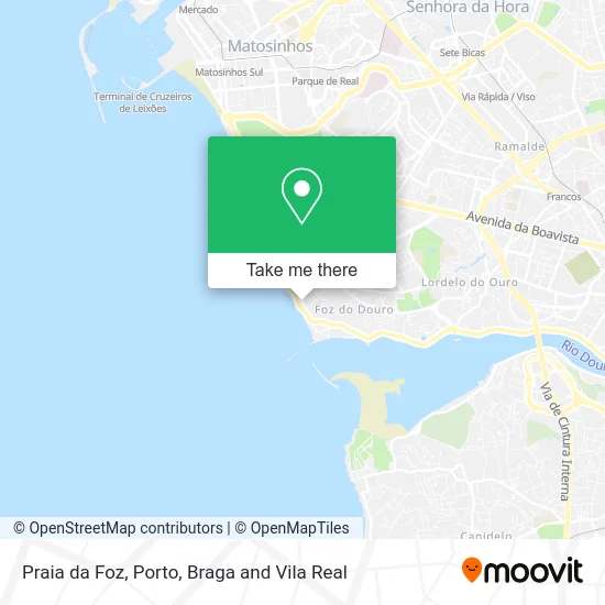 Praia da Foz map