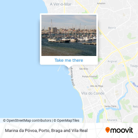 Marina da Póvoa map