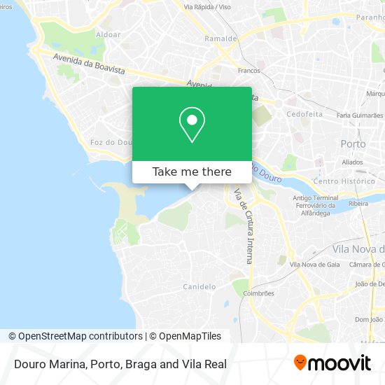 Douro Marina map