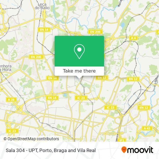 Sala 304 - UPT map