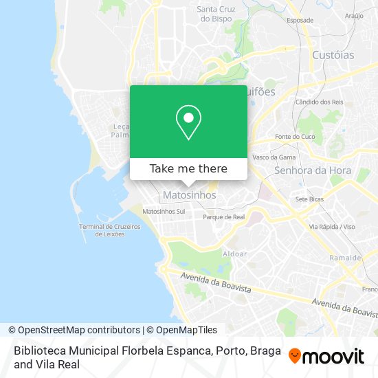 Biblioteca Municipal Florbela Espanca mapa