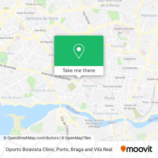 Oporto Boavista Clinic map