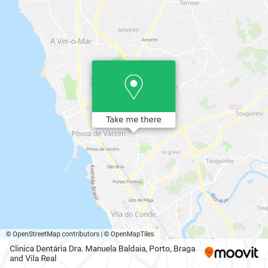 Clinica Dentária Dra. Manuela Baldaia map