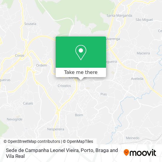 Sede de Campanha Leonel Vieira map