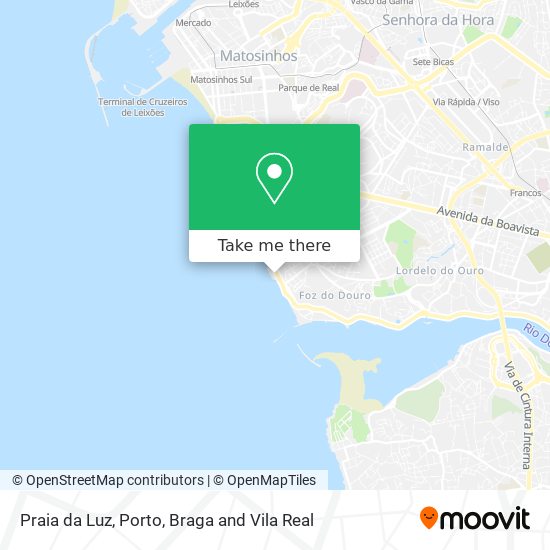 Praia da Luz map