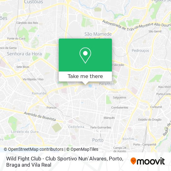 Wild Fight Club - Club Sportivo Nun`Alvares map