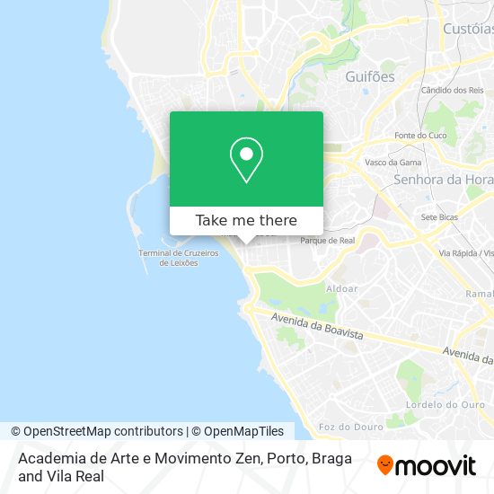 Academia de Arte e Movimento Zen map