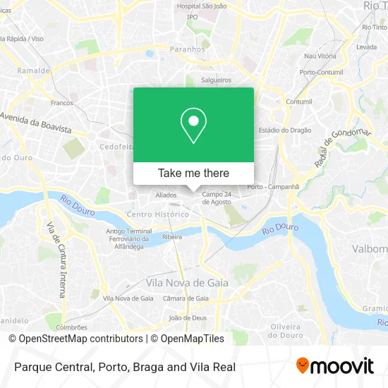 Parque Central map