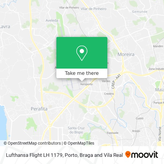 Lufthansa Flight LH 1179 map
