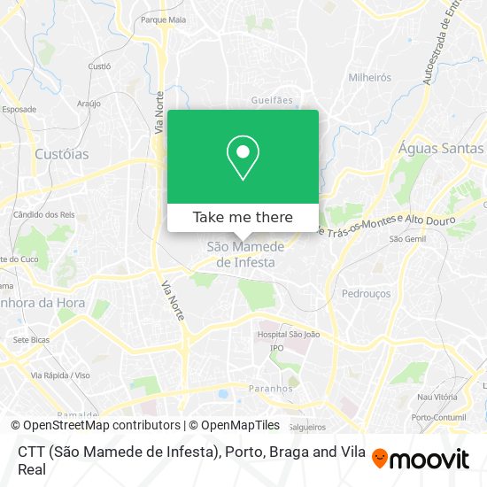 CTT (São Mamede de Infesta) map