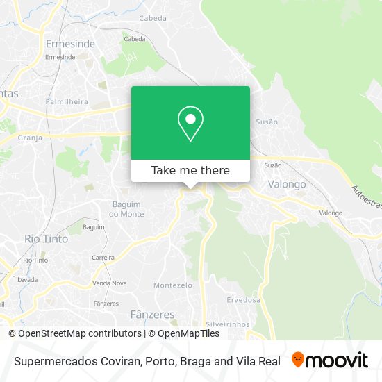 Supermercados Coviran map