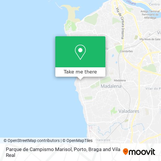 Parque de Campismo Marisol map