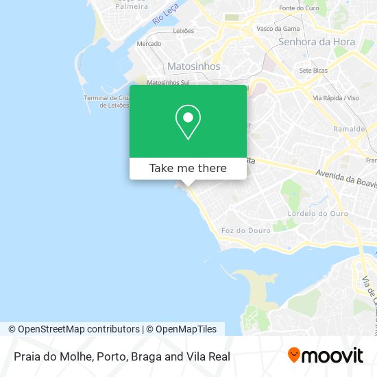 Praia do Molhe map