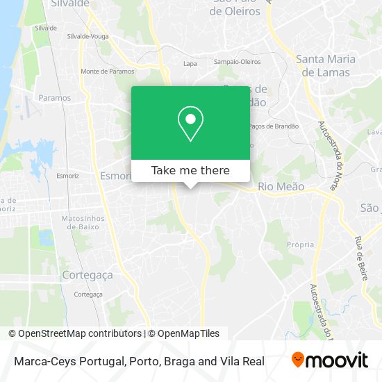Marca-Ceys Portugal map