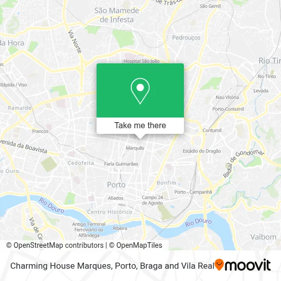 Charming House Marques map