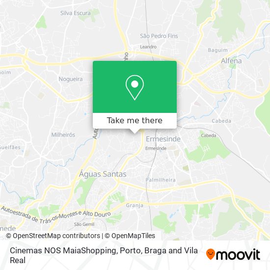 Cinemas NOS MaiaShopping map