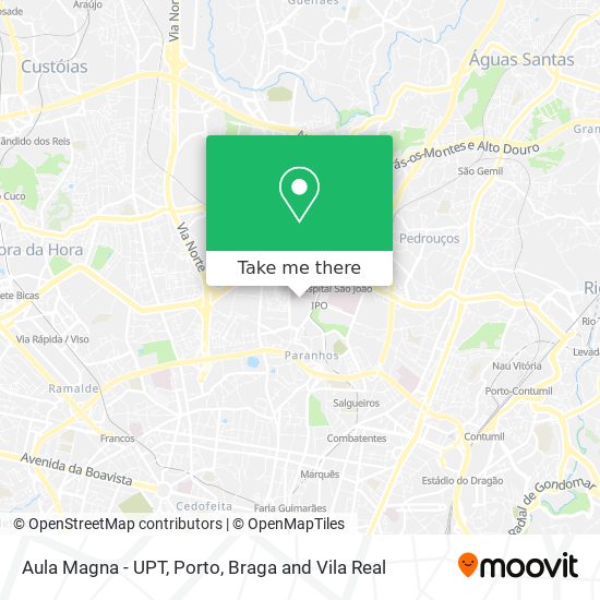 Aula Magna - UPT map