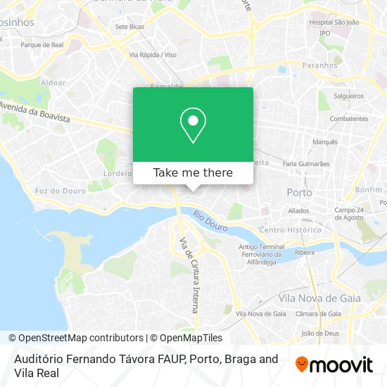 Auditório Fernando Távora FAUP map