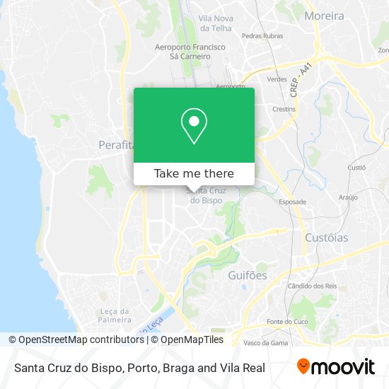 Santa Cruz do Bispo map