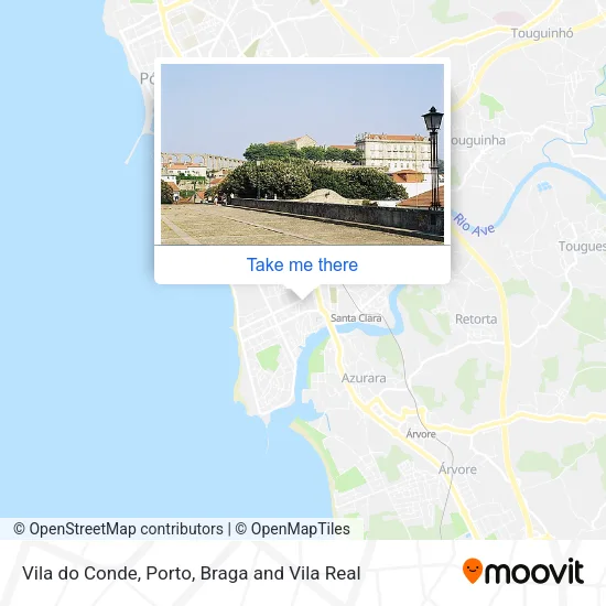 Vila do Conde map