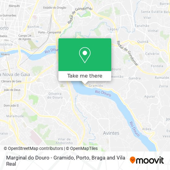 Marginal do Douro - Gramido map