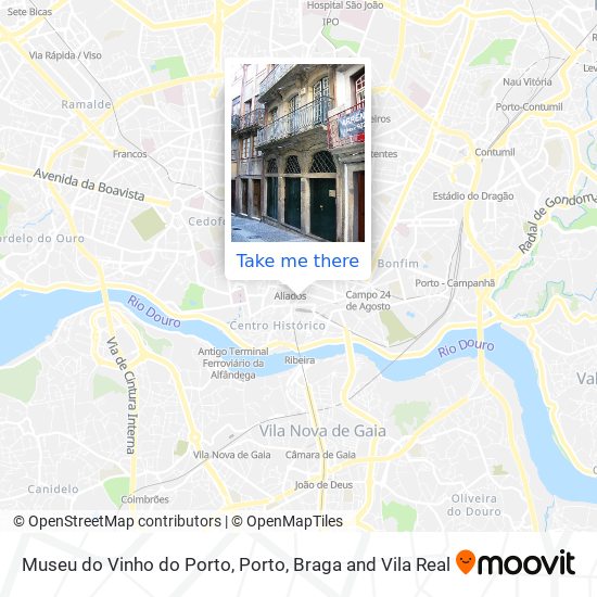 Museu do Vinho do Porto map