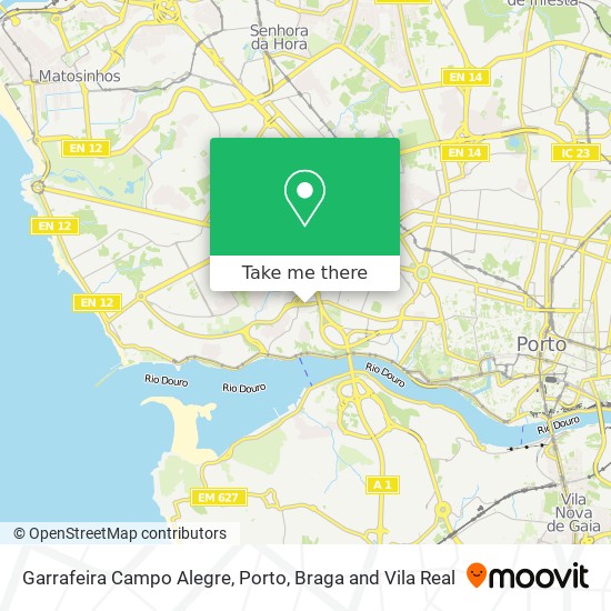 Garrafeira Campo Alegre map