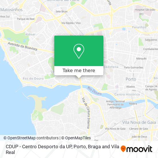 CDUP - Centro Desporto da UP map