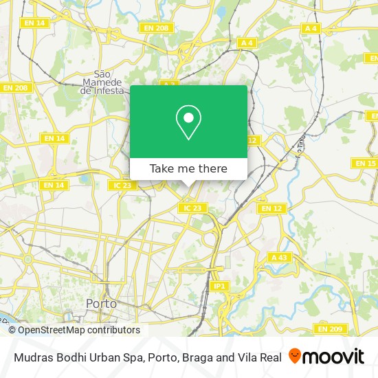 Mudras Bodhi Urban Spa map