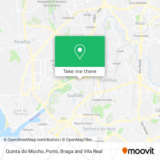 Quinta do Mocho map
