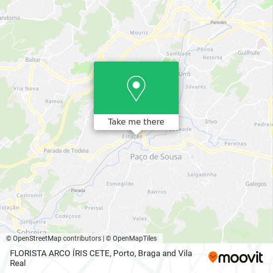 FLORISTA ARCO ÍRIS CETE map