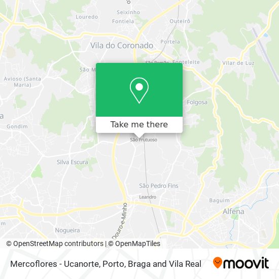 Mercoflores - Ucanorte map