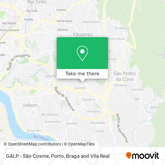 GALP - São Cosme map