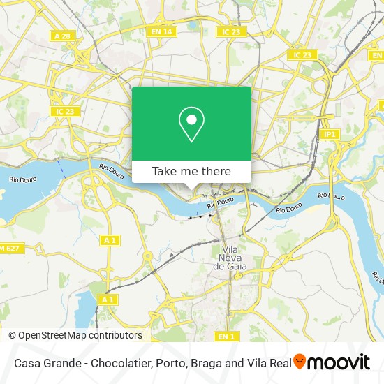 Casa Grande - Chocolatier map