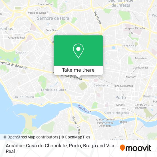 Arcádia - Casa do Chocolate map