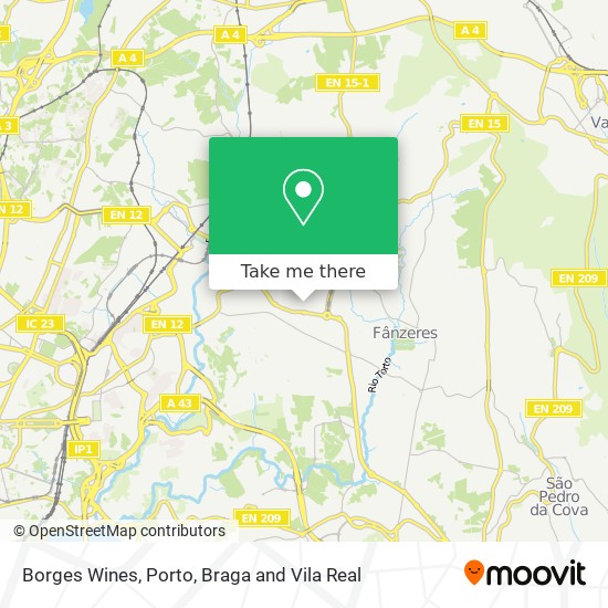 Borges Wines map