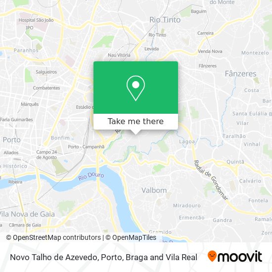 Novo Talho de Azevedo map