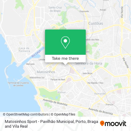 Matosinhos Sport - Pavilhão Municipal map
