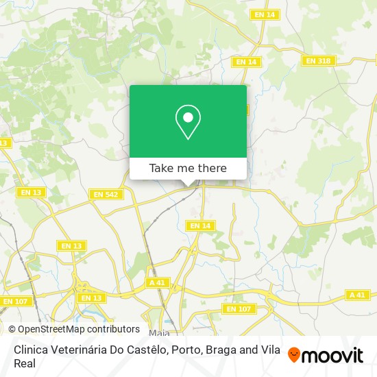 Clinica Veterinária Do Castêlo map