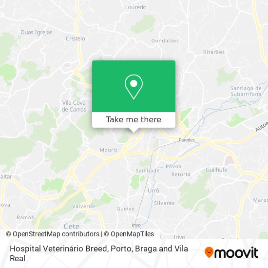 Hospital Veterinário Breed map