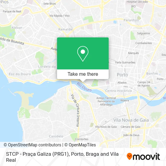 STCP - Praça Galiza (PRG1) map