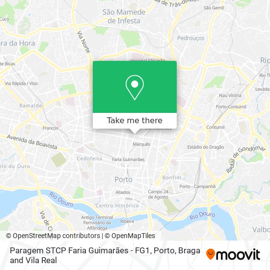 Paragem STCP Faria Guimarães - FG1 map