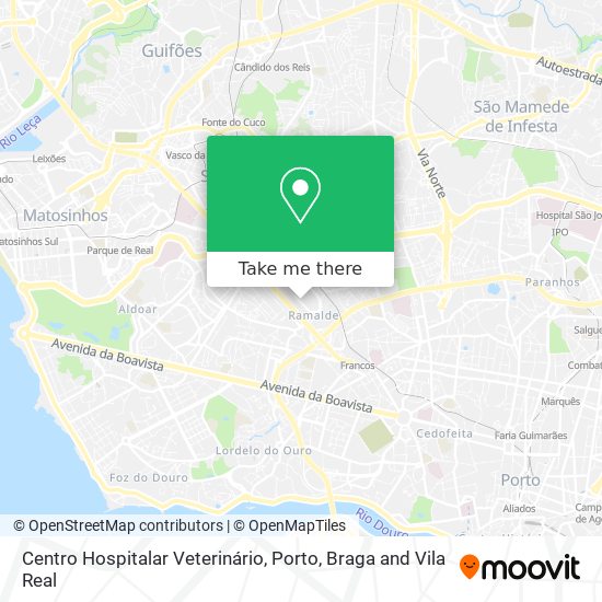 Centro Hospitalar Veterinário map
