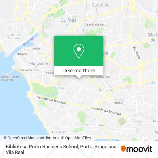Biblioteca Porto Business School map