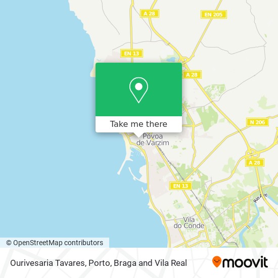 Ourivesaria Tavares map