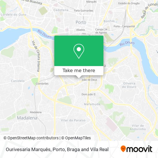Ourivesaria Marquês mapa