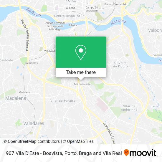 907 Vila D'Este - Boavista map